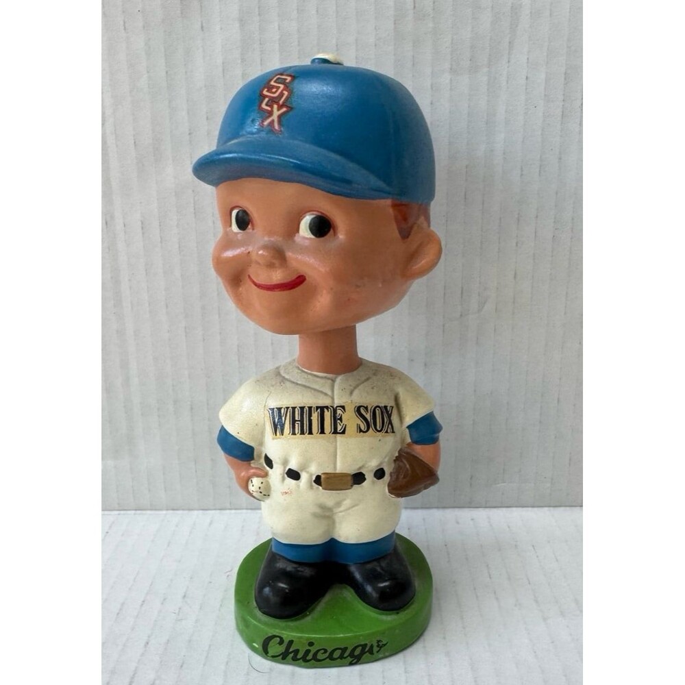 Vintage 1960's Chicago White Sox Bobblehead MLB Sports Collectible Japan 1962